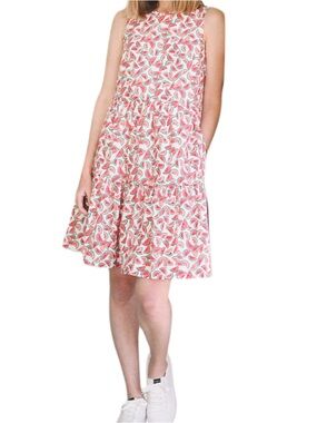 J Crew Factory Watermelon Sleeveless Mini Dress